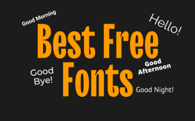 The best free fonts for your web design