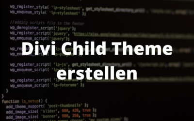 Create Divi Child Theme in 4 easy steps