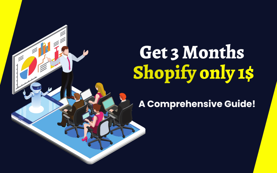 Wie man Shopify für nur 1€ pro Monat bekommt