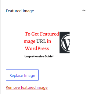 get wordpress featured image